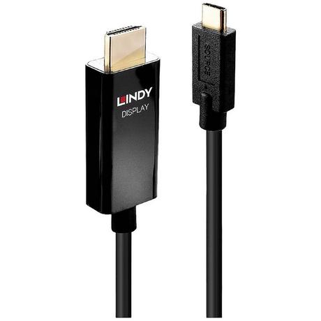 LINDY  LINDY Videokabel-Adapter 3 m USB Typ-C HDMI Typ A (Standard) 