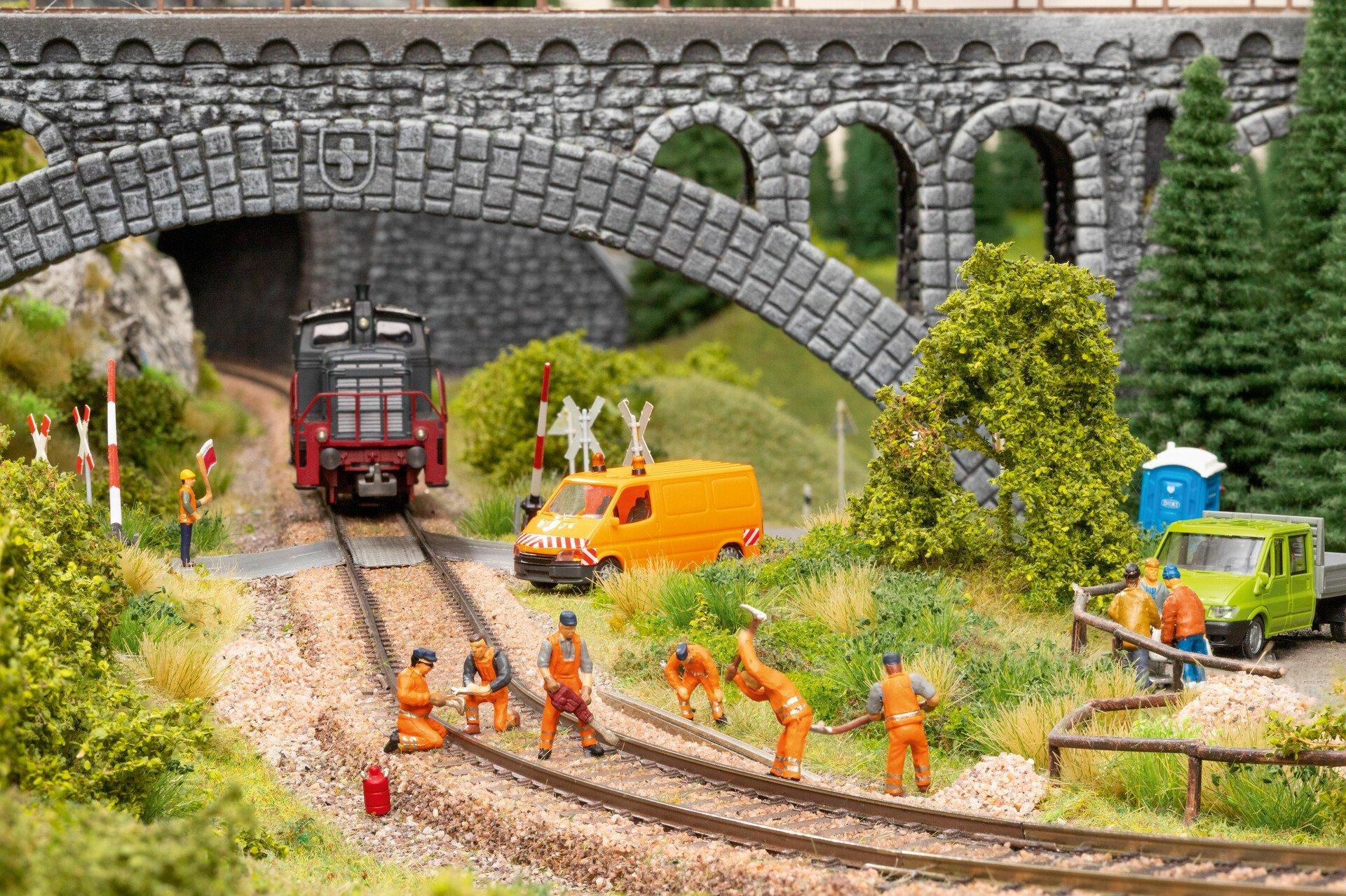 NOCH  NOCH Track Construction Site pièce pour modèle à l'échelle et accessoires Figurines 