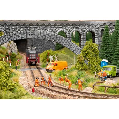 NOCH  NOCH Track Construction Site pièce pour modèle à l'échelle et accessoires Figurines 