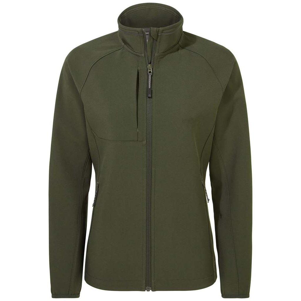 Image of Expert Basecamp Softshelljacke Damen Dunkelgrün 46