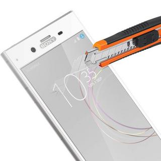 Avizar  Film verre contour blanc Xperia XZ1 