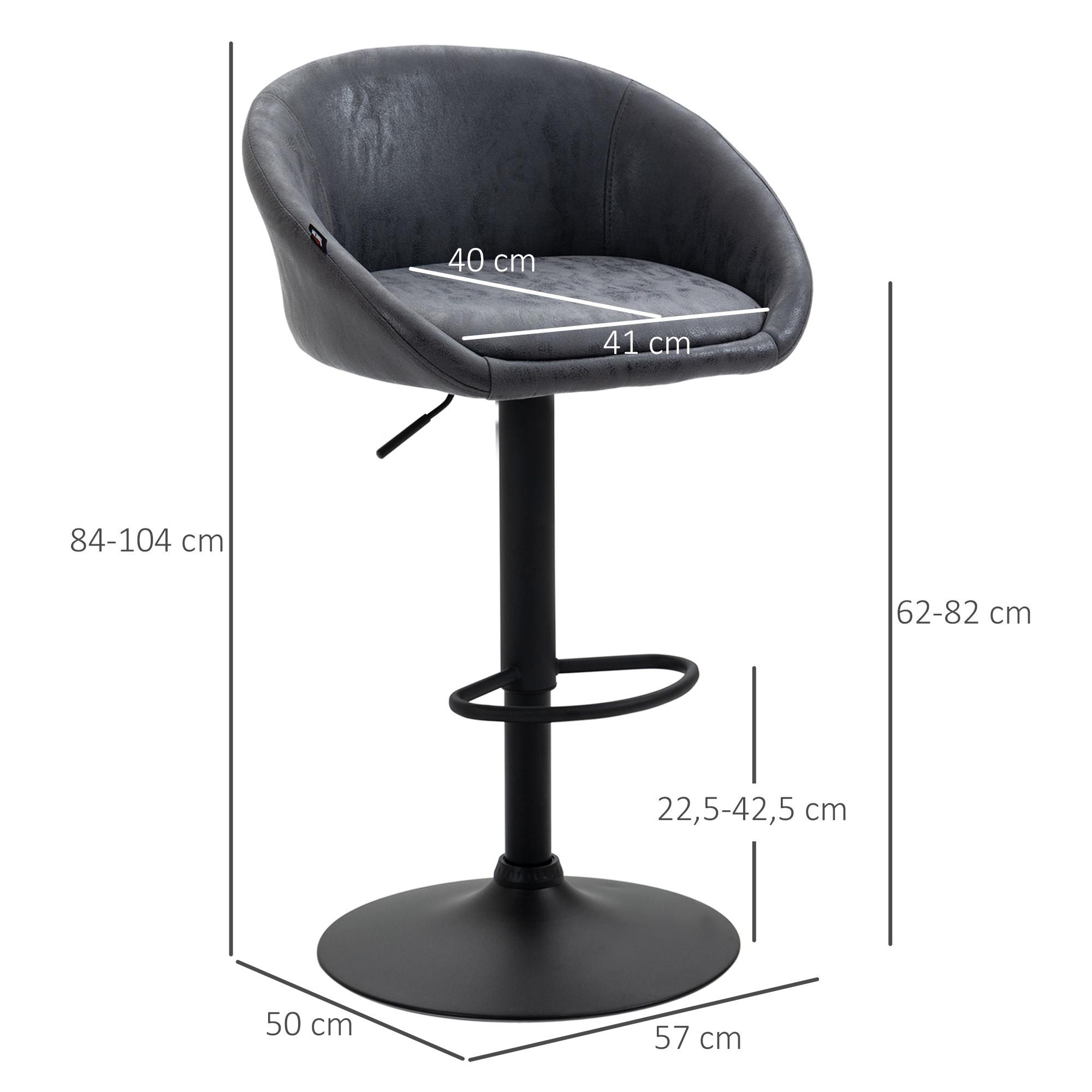 HOMCOM tabouret de bar  