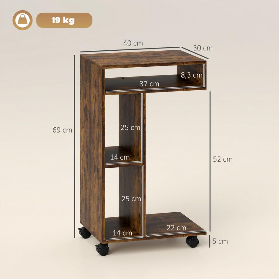 HOMCOM Beistelltisch  