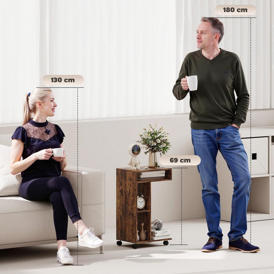 HOMCOM Beistelltisch  