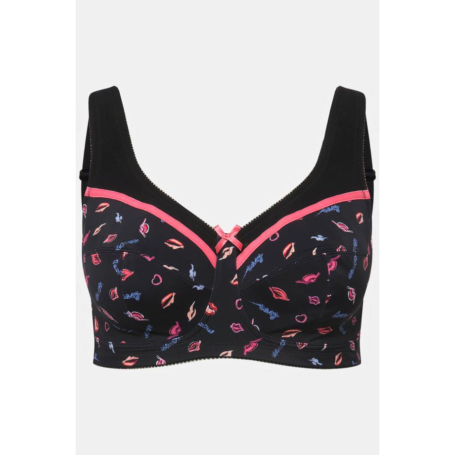 Ulla Popken Entlastungs-BH Kussmund ohne Bügel Cup C-F  