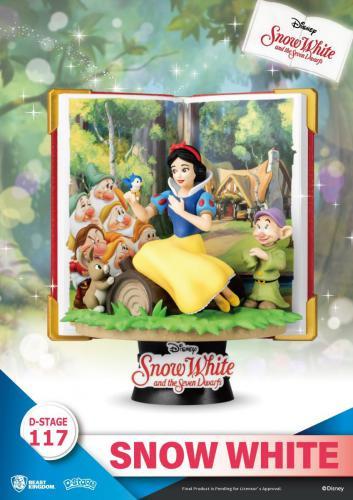 Beast Kingdom  Statua Disney D-Stage Story Book Snow White 14cm 