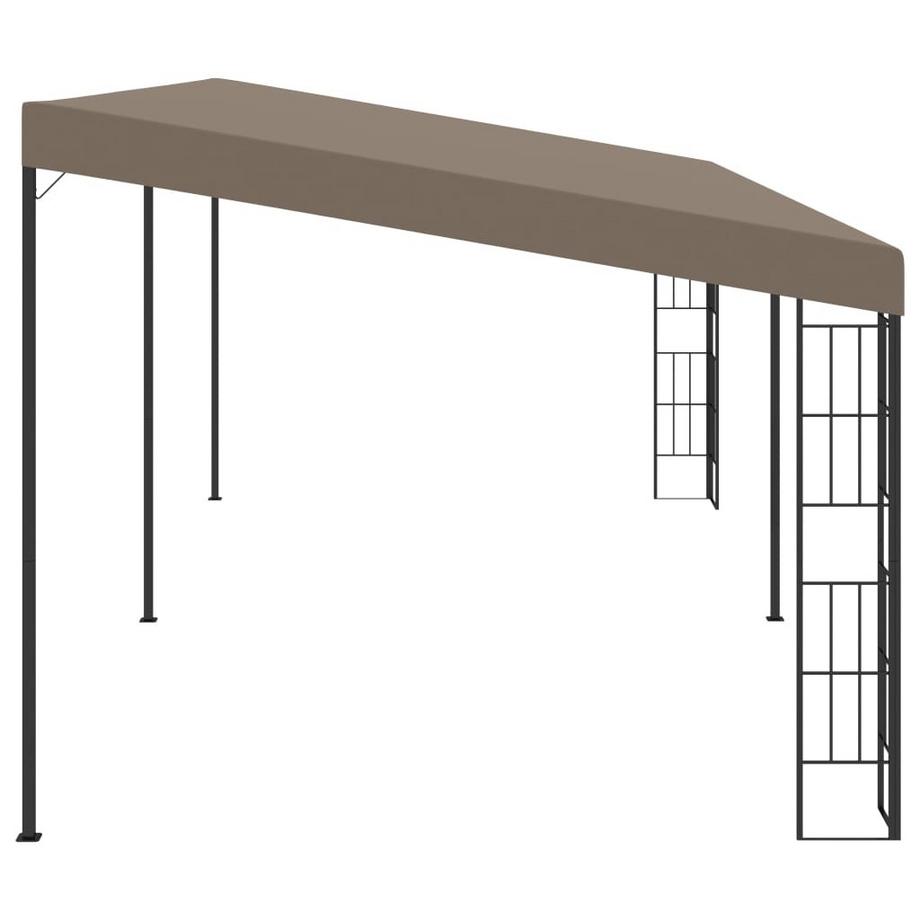 VidaXL gazebo a parete Tessuto  