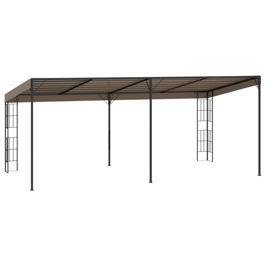 VidaXL gazebo a parete Tessuto  