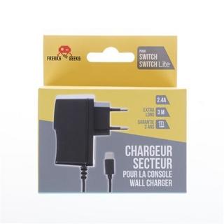 Freaks And Geeks  Chargeur secteur Freaks And Geeks pour Console  Switch et Switch Lite 
