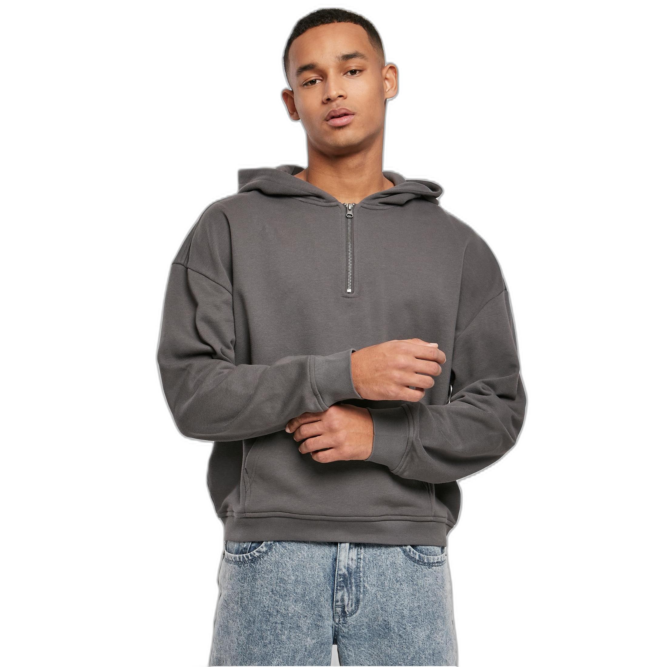 URBAN CLASSICS  sweatshirt à capuche zippé boxy gt 