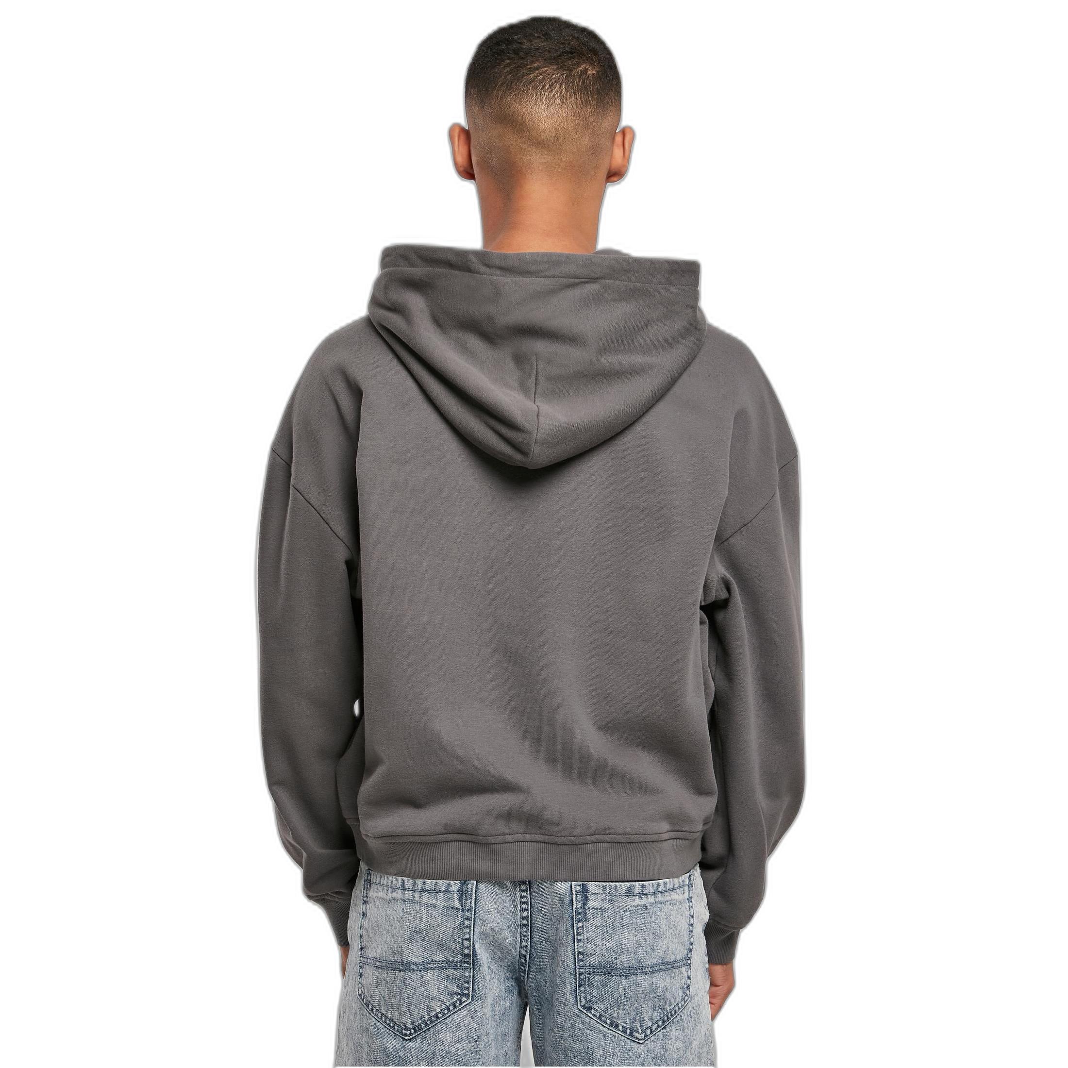 URBAN CLASSICS  kapuzenpullover mit reißverschluss boxy gt 