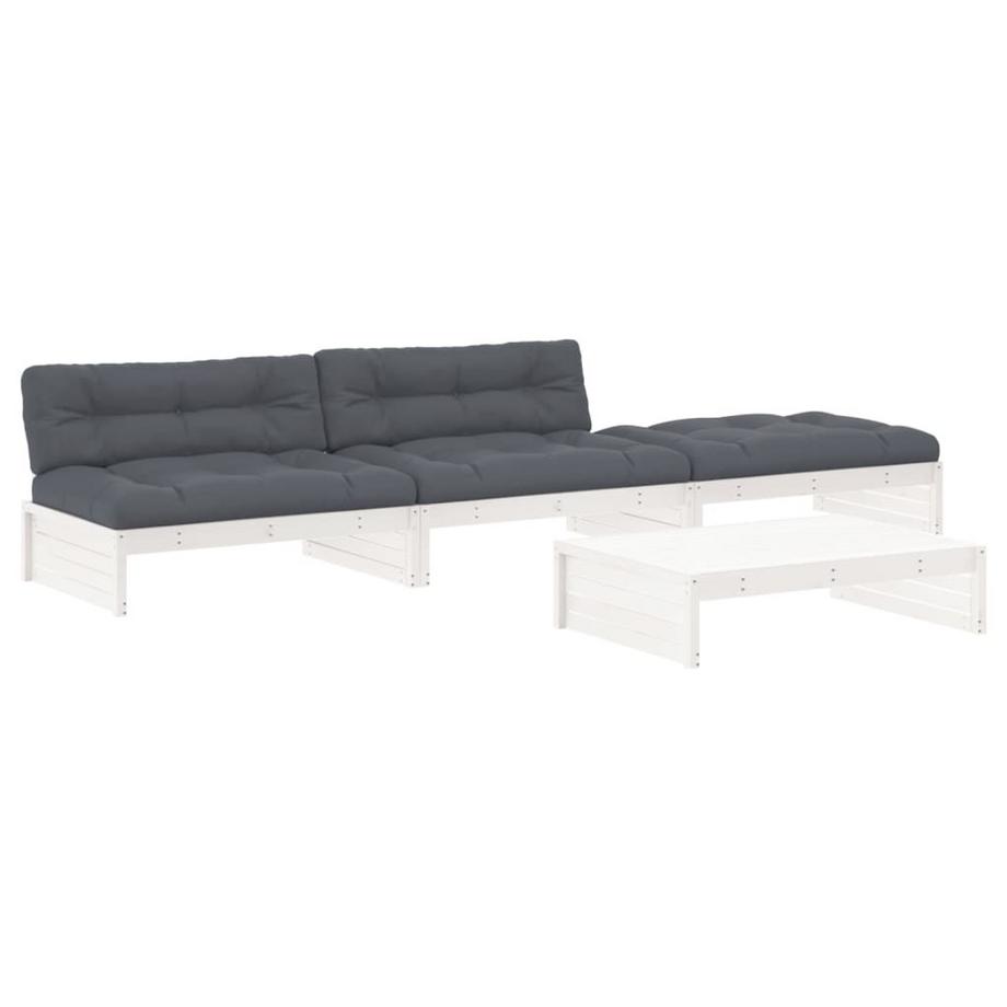 VidaXL Salon de jardin bois  