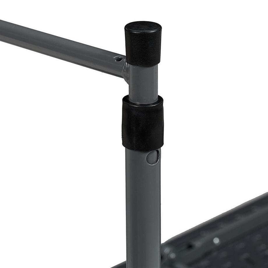 B2X Klappbarer Gartentisch, höhenverstellbar  