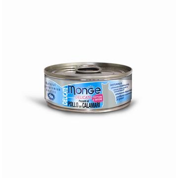 Delicate pour chat au poulet et calamars - Multipack