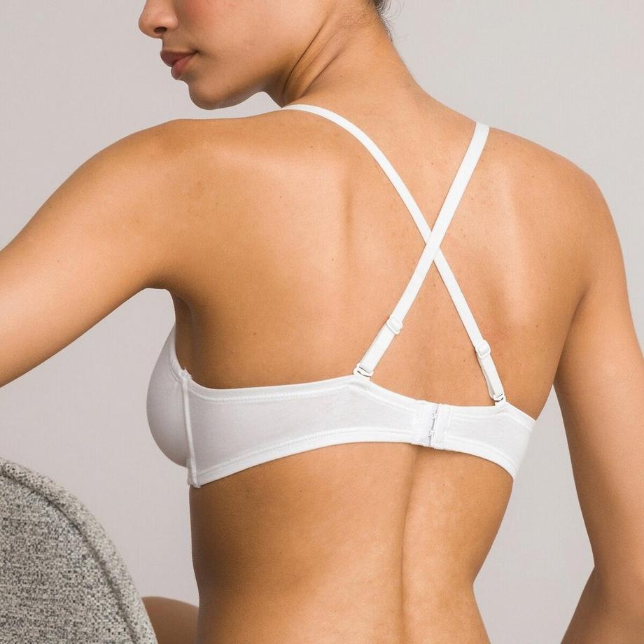 La Redoute Collections Soutien-gorge triangle tout coton uni Cottone  