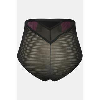 Ulla Popken Culotte Maxi Dentelle Argentée Microfibres  