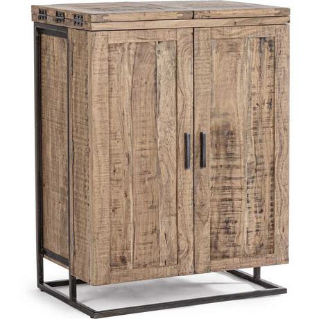 mutoni Armoire à vin Elmer 2 portes 80x99  