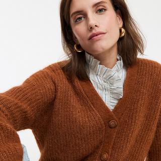 La Redoute Collections Gilet Boutonné Col V  