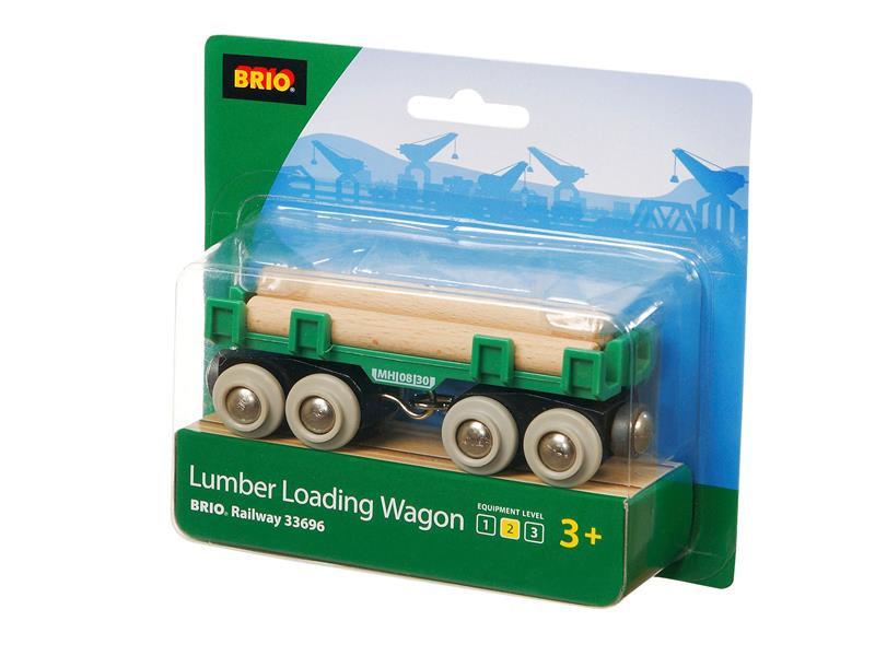 BRIO  BRIO Wagon convoyeur de bois - 33696 