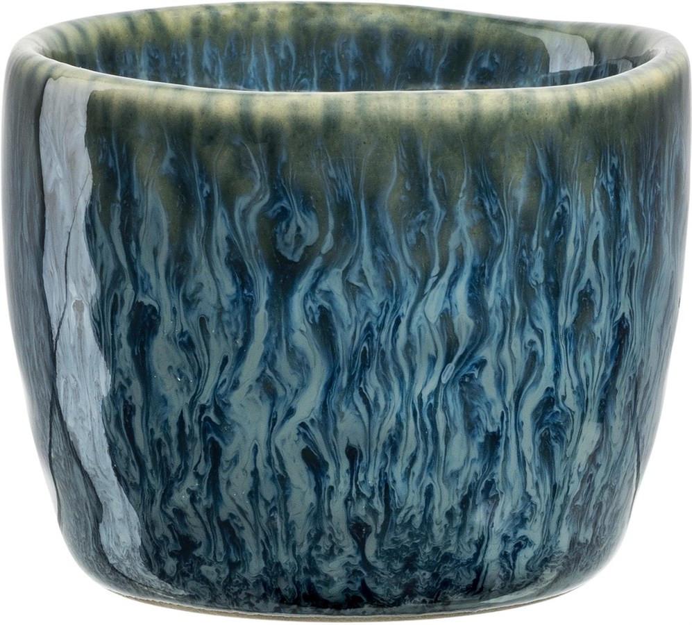 LEONARDO Eierbecher Matera blau 6 Stk., Keramik, 5x1cm  