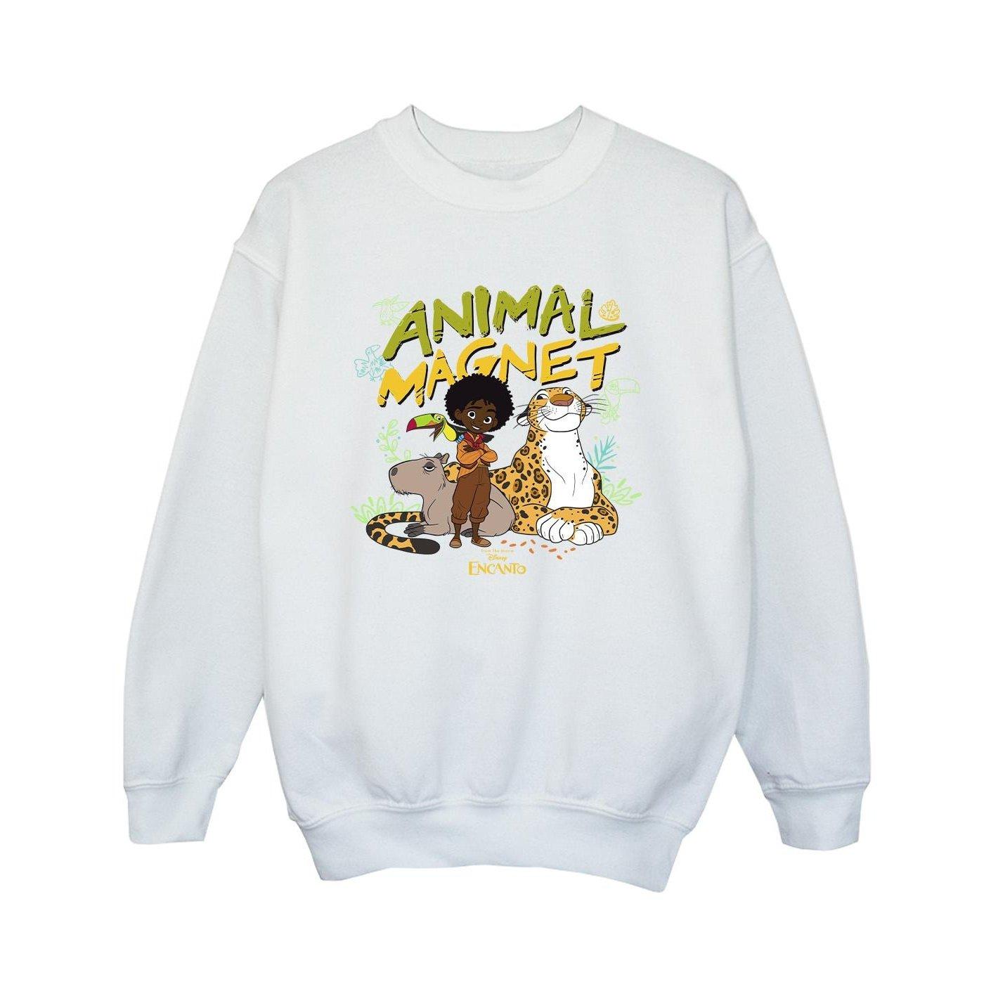 Image of Encanto Animal Magnet Sweatshirt Unisex Weiss 116