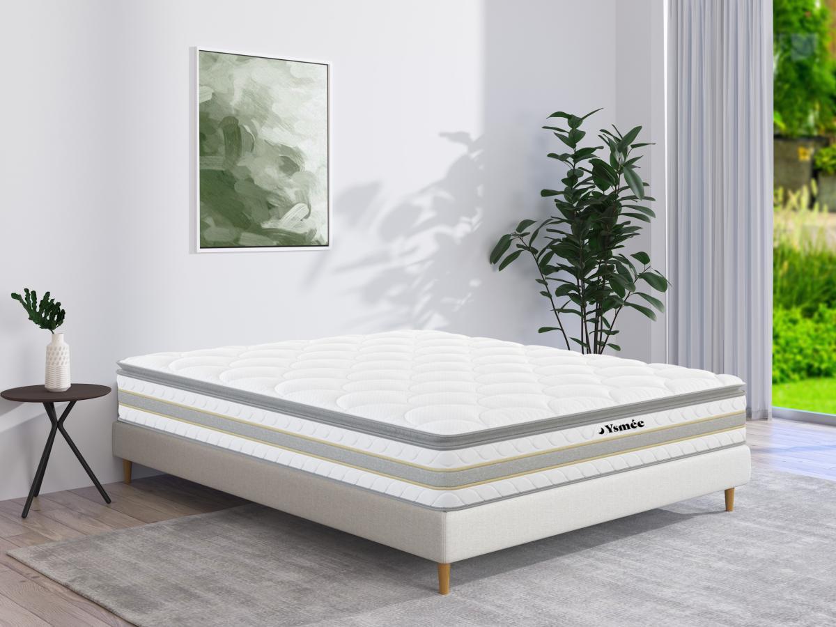 DREAMEA Matelas ressorts ensachés surmatelas intégré CANTERBURY de DREAMEA  