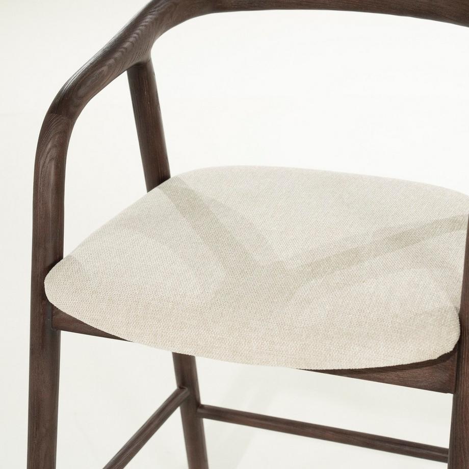 mutoni Chaise de bar Rayven marron - low  