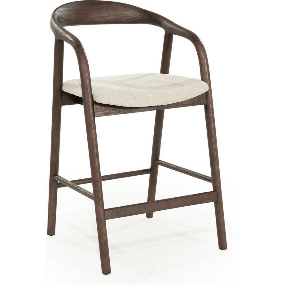 mutoni Chaise de bar Rayven marron - low  