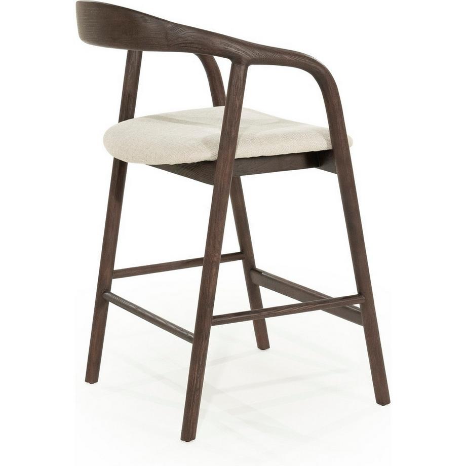 mutoni Chaise de bar Rayven marron - low  