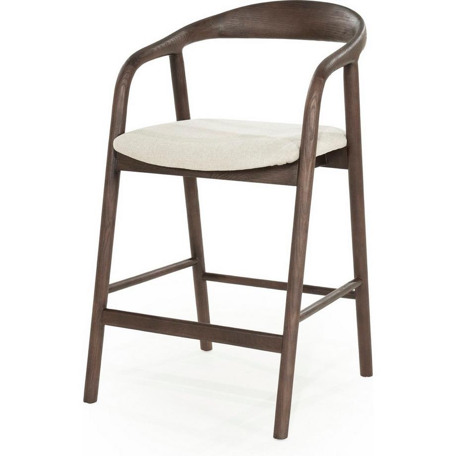 mutoni Chaise de bar Rayven marron - low  