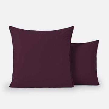 Taie d'oreiller unie percale de coton bio Scenario