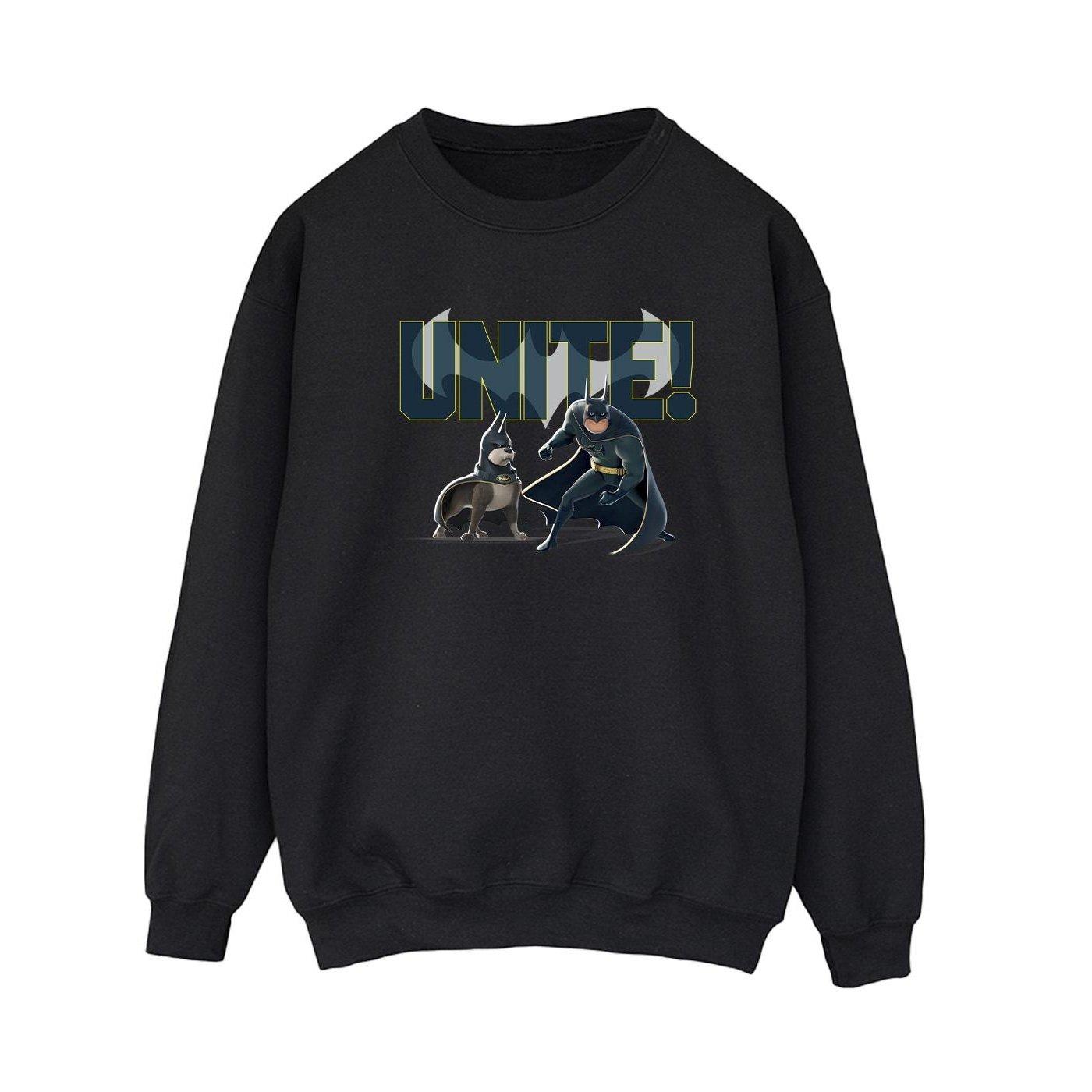 Image of Dc League Of Superpets Unite Pair Sweatshirt Damen Schwarz XXL