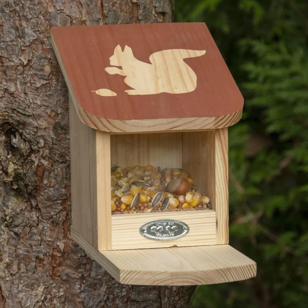 Esschert Design  Eichhörnchen-futterhaus holz 