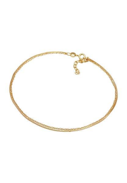 Elli  Fußschmuck Kordelkette Gliederkette Basic Layer 