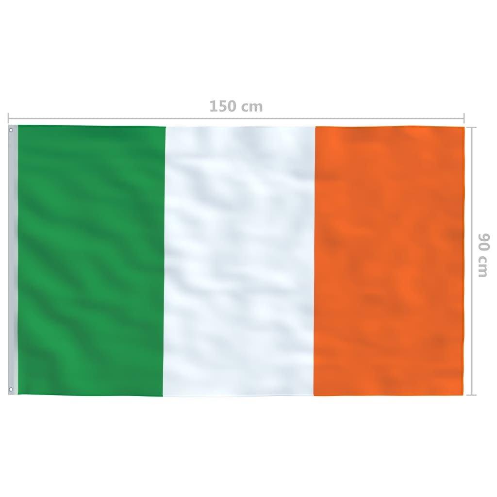 VidaXL Drapeau irlande  