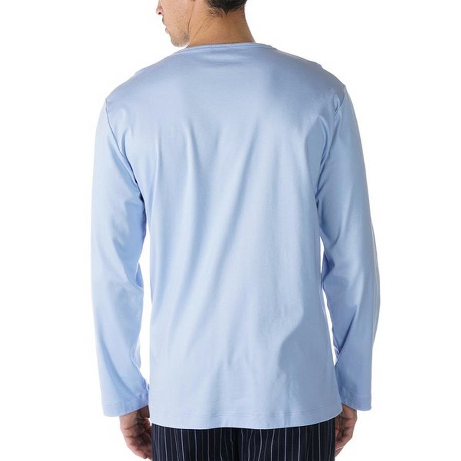 mey Basic Lounge Mix & Match Langarm Schlafanzug Oberteil  