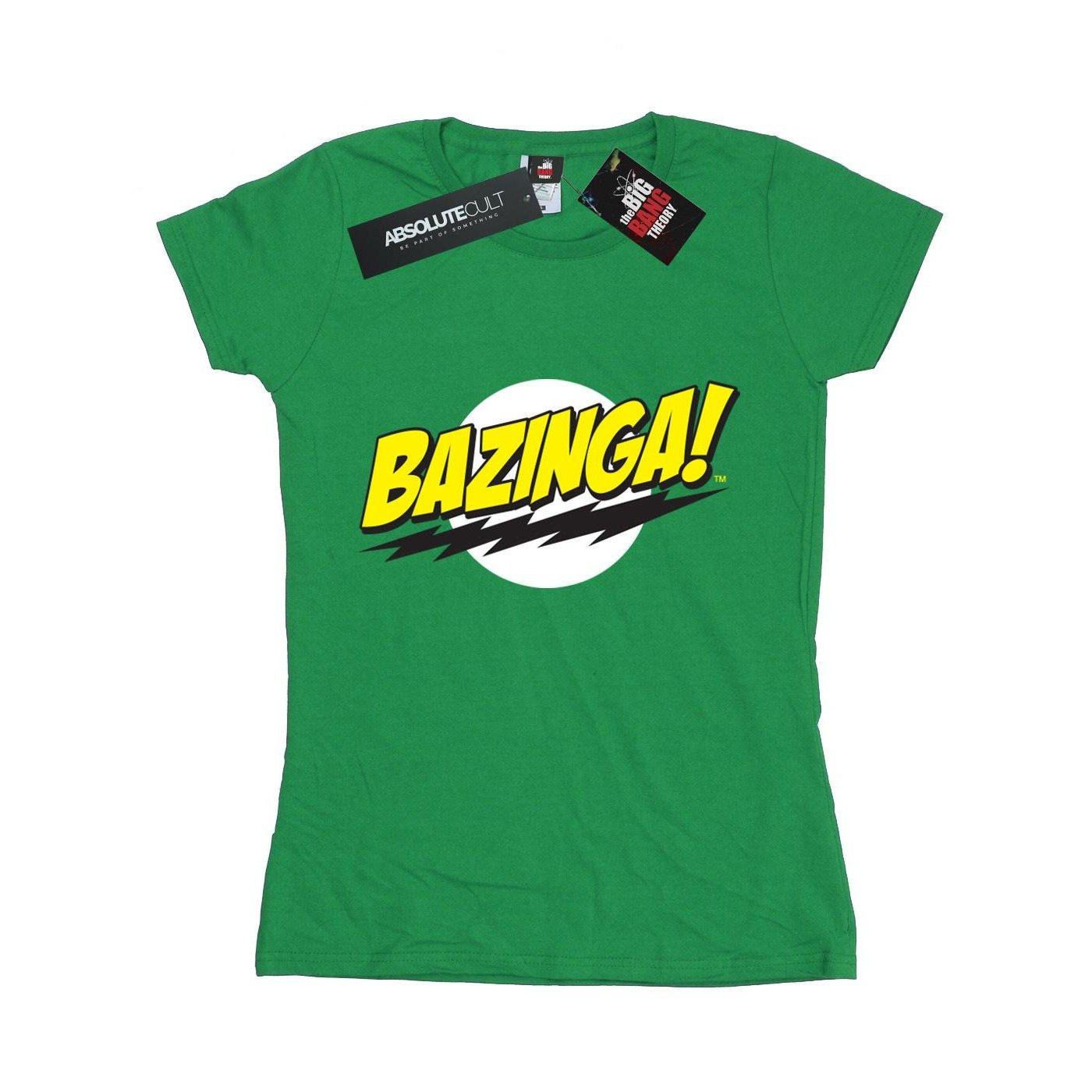 Image of Bazinga Tshirt Damen Grün M