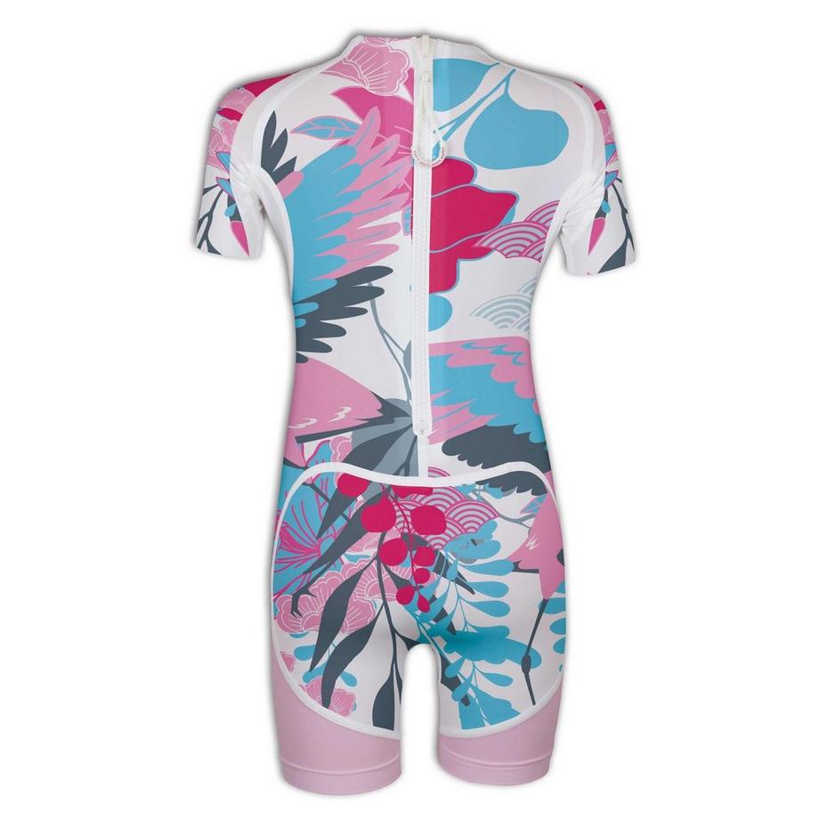 Uvea  Kinder UPF 80 Badeanzug Manly aloha rose 