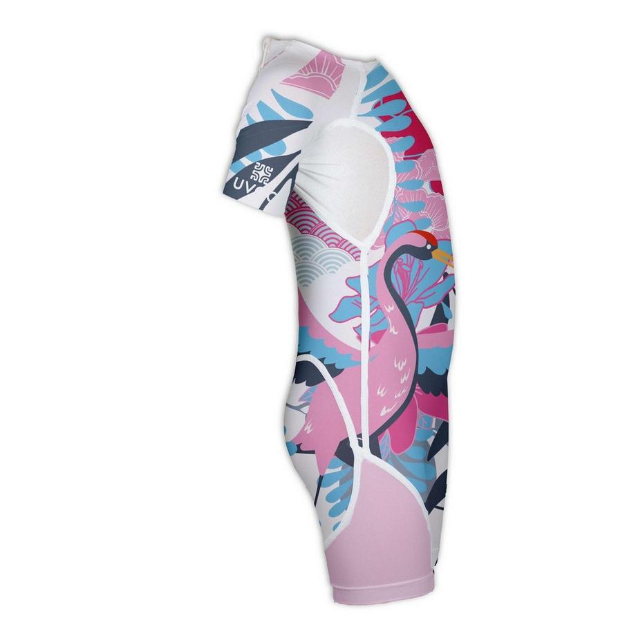 Uvea  Kinder UPF 80 Badeanzug Manly aloha rose 