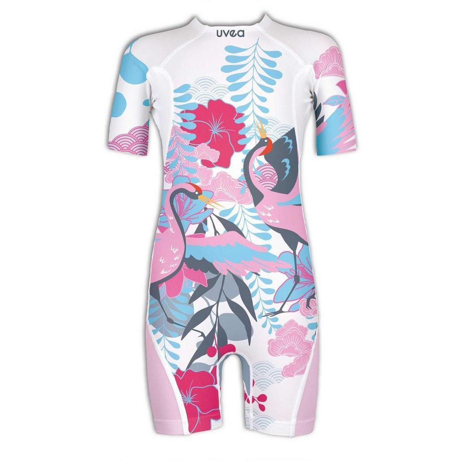 Uvea  Kinder UPF 80 Badeanzug Manly aloha rose 