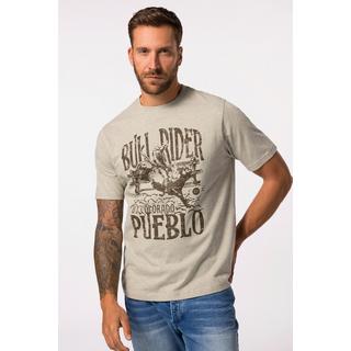 JP1880  T-shirt à manches courtes et imprimé sur la poitrine - jusqu'au 8 XL 