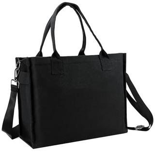 Only-bags.store Canvas Tote Bag grosse Handtasche Shopper Bag Travel Work Bag mit Schulterriemen und Reissverschluss  