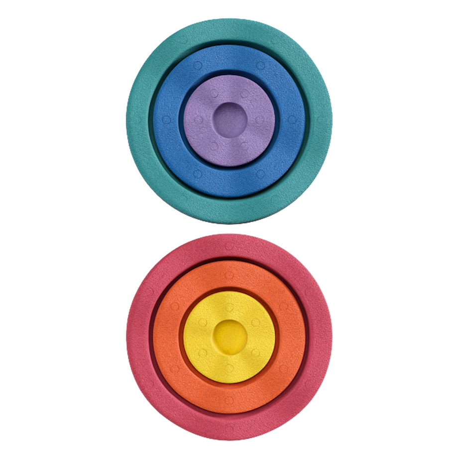 Stapelstein  Stapelstein Inside rainbow classic (6 Stk.) 