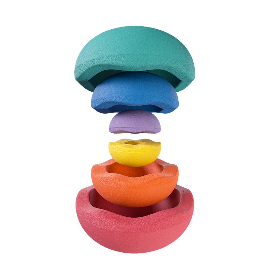 Stapelstein  Stapelstein Inside rainbow classic (6 Stk.) 