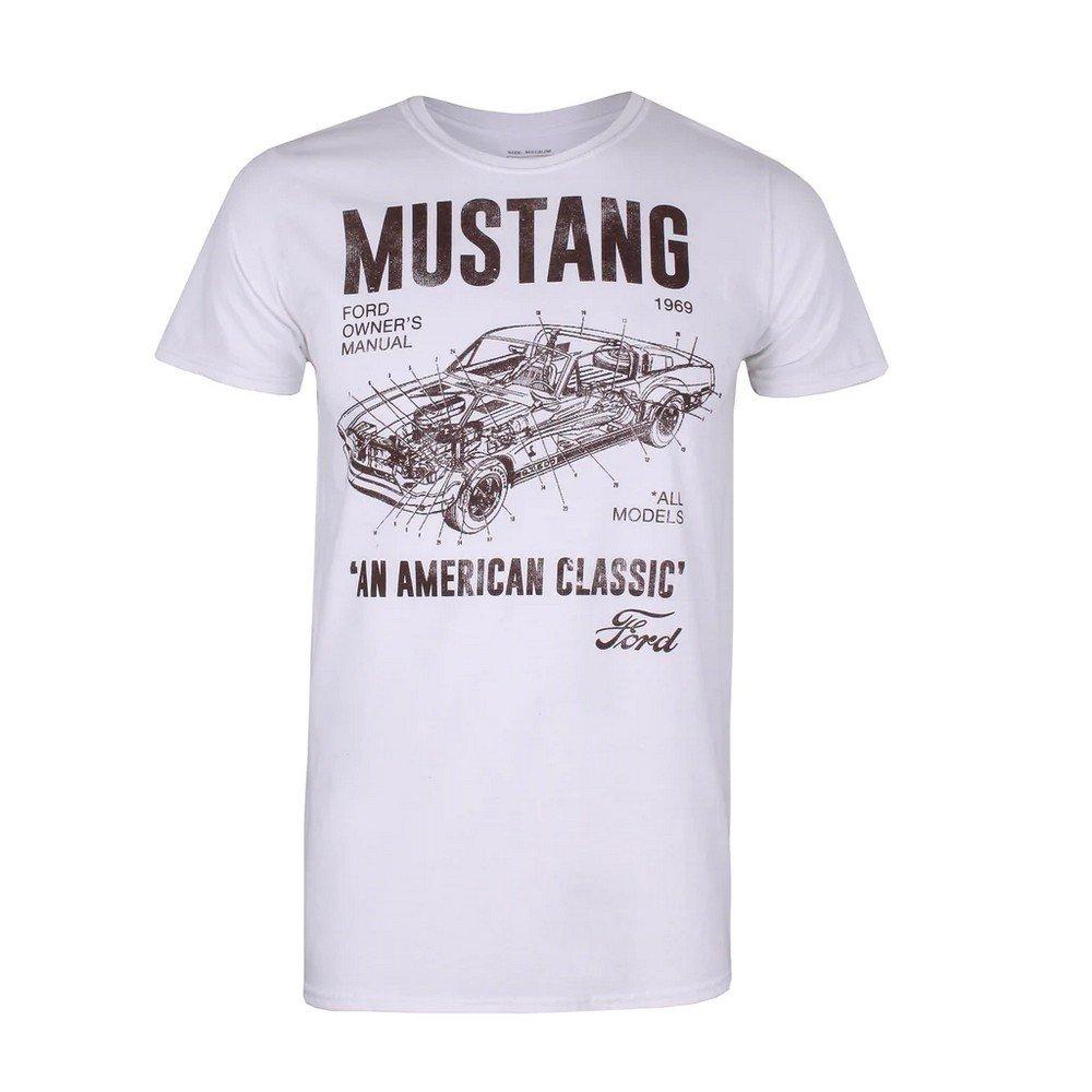 Image of Mustang Manual Tshirt Herren Weiss M