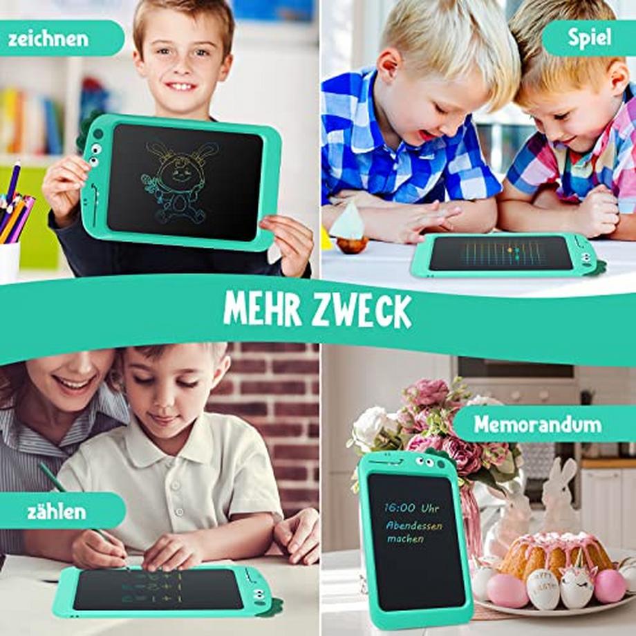 Activity-board  LCD Schreibtafel für Kinder Bunte Zaubertafel Maltafel Dinosaurier 