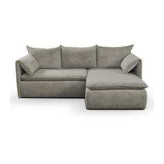 PASCAL MORABITO Canapé d'angle conible en velours côtelé TEODORA de PASCAL MORABITO Angle droit  