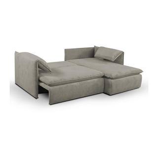 PASCAL MORABITO Canapé d'angle conible en velours côtelé TEODORA de PASCAL MORABITO Angle droit  