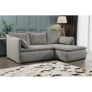 PASCAL MORABITO Canapé d'angle conible en velours côtelé TEODORA de PASCAL MORABITO Angle droit  