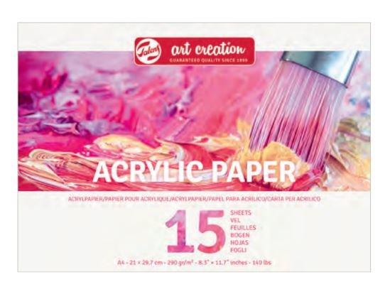 Image of 9316001M Kunstdruckpapier Kunstpapier 15 Blätter